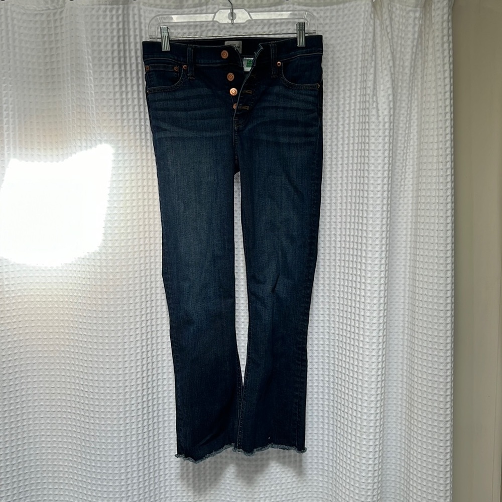 Dark Wash Kick Crop JCrew denim, size 26